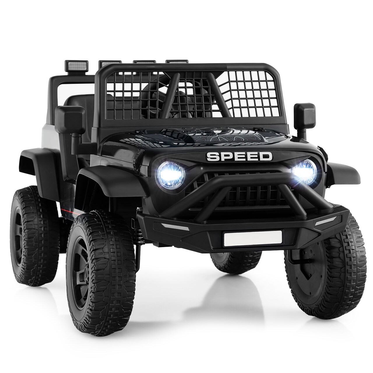 Kids Electric Ride-On Car 24V Battery LED Lights Music Remote Control